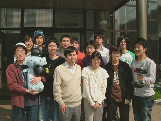 2008年度の鈴木研究室の集合写真