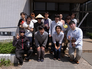2012年度の鈴木研究室の集合写真