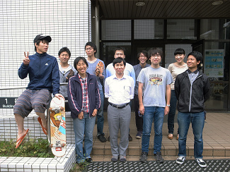 2014年度の鈴木研究室の集合写真